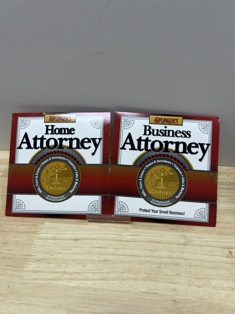 Kipliniger's Home & Business Attorney PC Computer Software Program CD-ROM