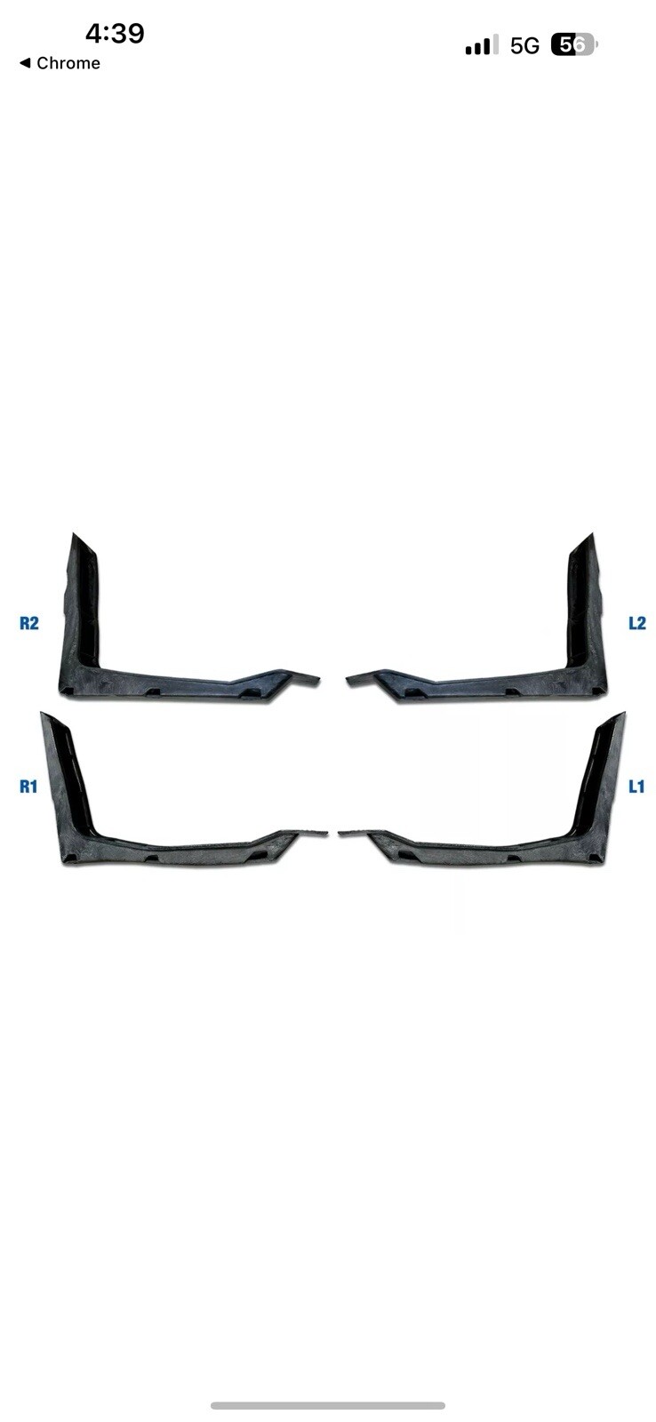 International Lt625 2018+ Trucks. Cab Extender Brackets 8pcs Complete Both Sides