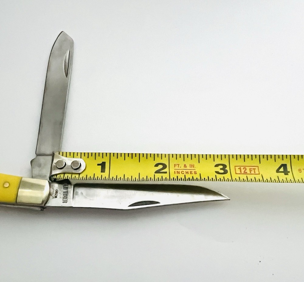 Schrade Old Timer Pocket Knife | Yellow | Model 940TY