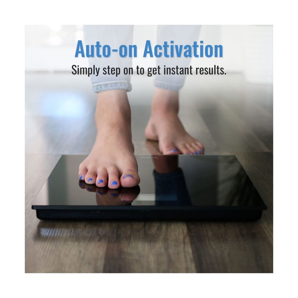 DMI Digital Talking Bathroom Scale, Sleek Tempered Glass, Clinically Accurate...