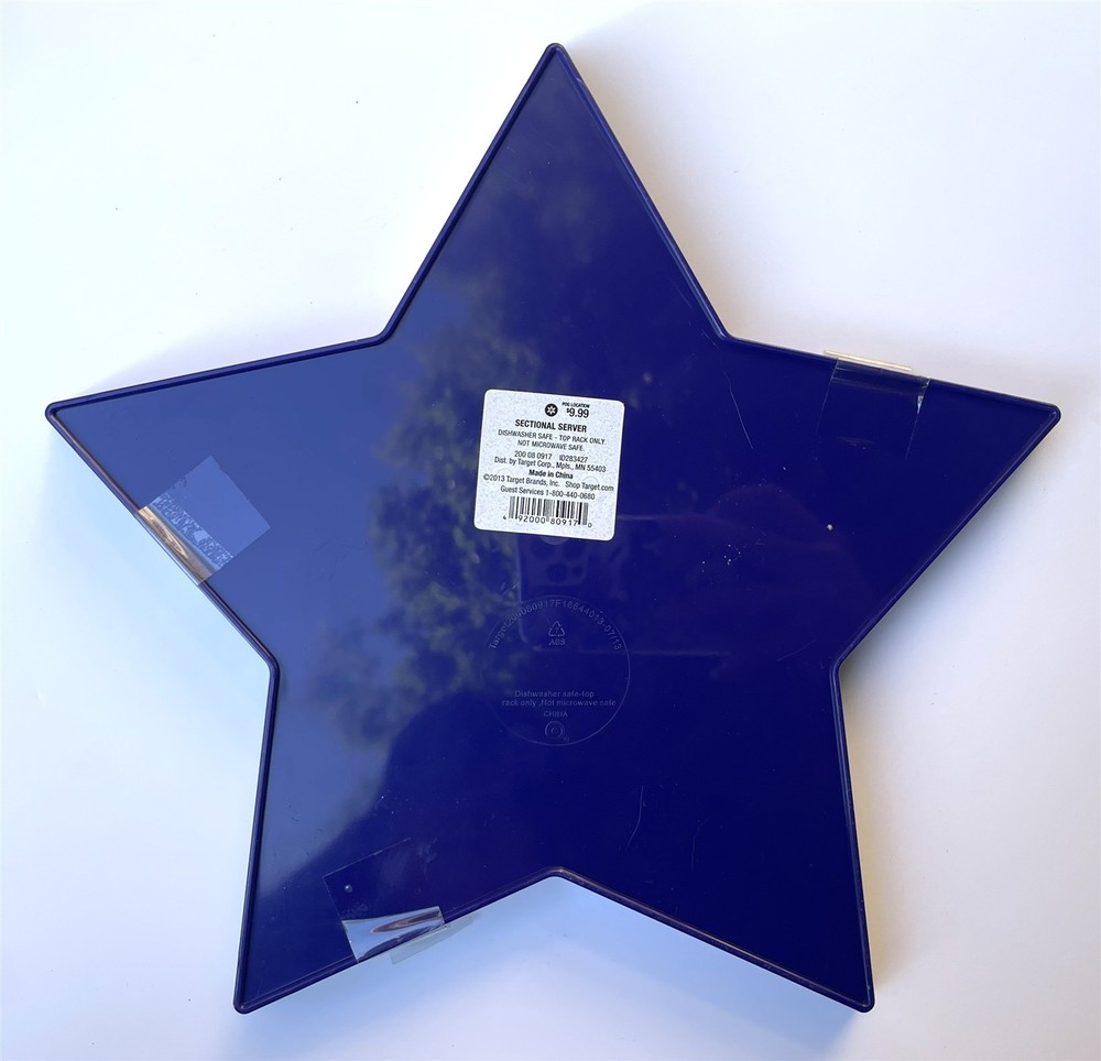 Rare Target 2013 Holiday JOY Collection 11" Mod Star 4-Section Server Tray