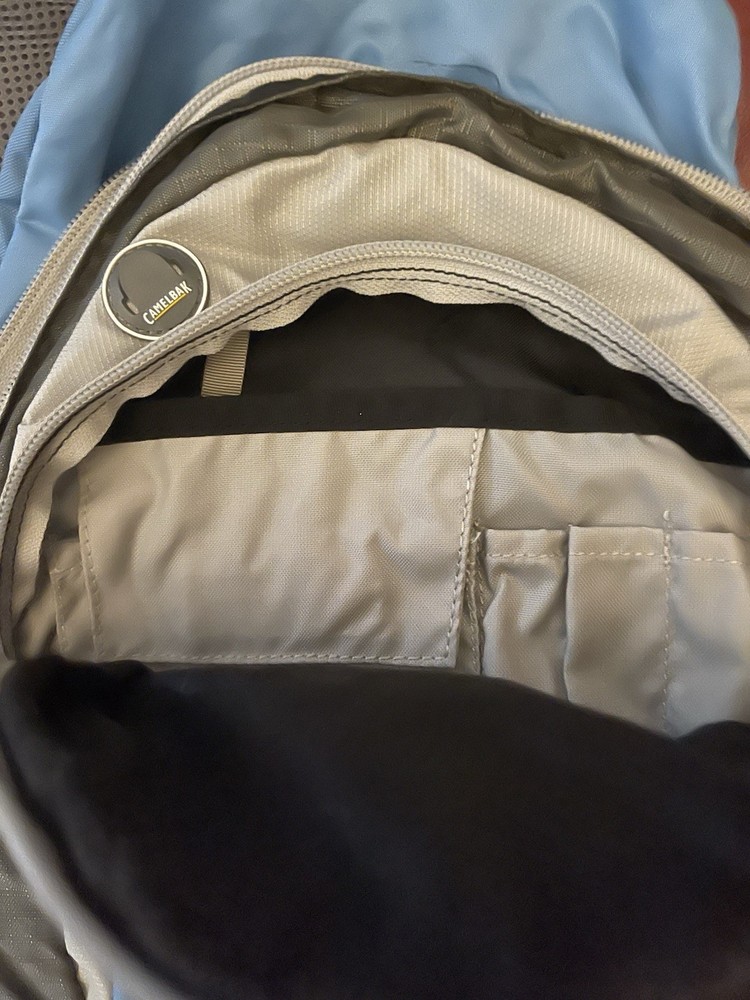 Camelbak Day Star Hydration Backpack *No Bladder* Gray & Blue Hiking Adjustable