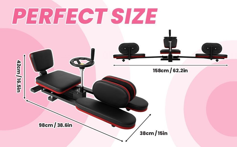Red Leg Stretcher Machine 330lbs Split Machine w/ Hand Wheel Training Machine