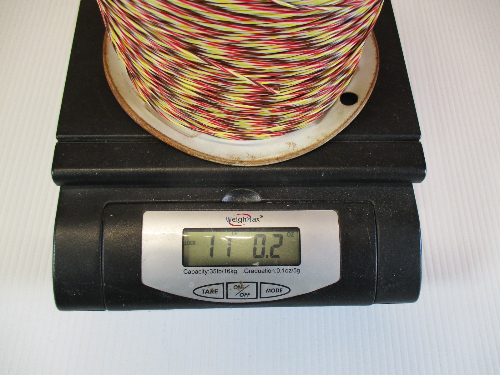 Thermax 22 AWG Stranded SPC Wire PTFE Teflon Mil-Spec Red Brown yellow NOS