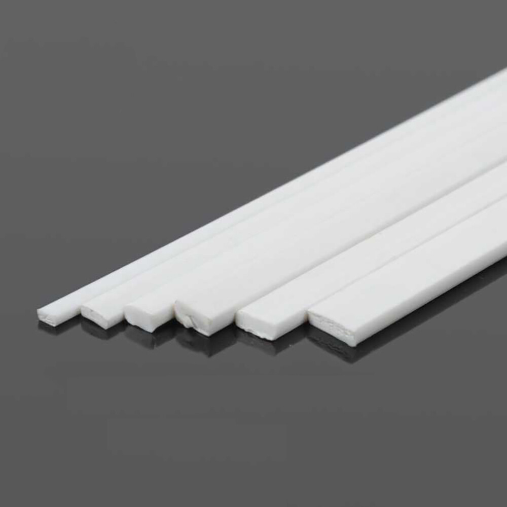 ABS Bar Tube Styrene Plastic Strip/Round/Square/Angles Rod DIY Model Building