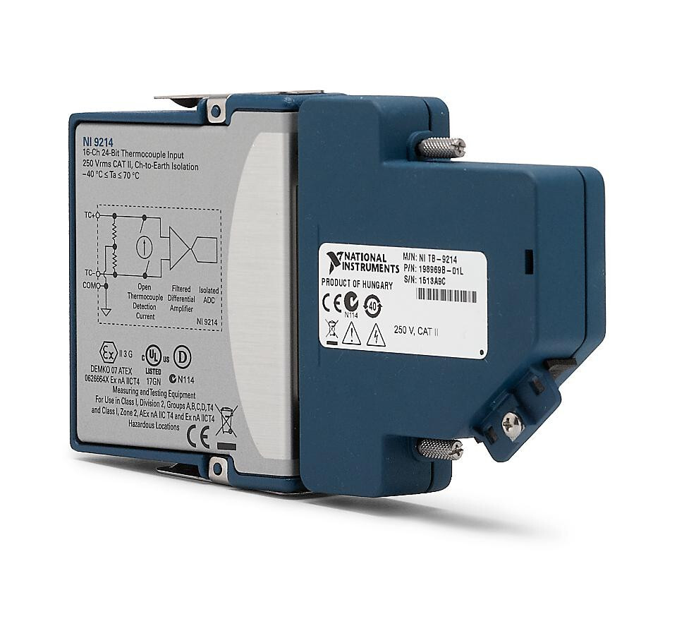 NEW - National Instruments NI 9214 cDAQ Temperature Input Module, Terminal Block