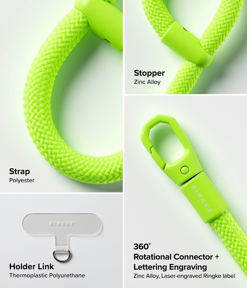 For Universal Phone Strap | Ringke [Holder Link Flow] Tether Tab Finger Strap