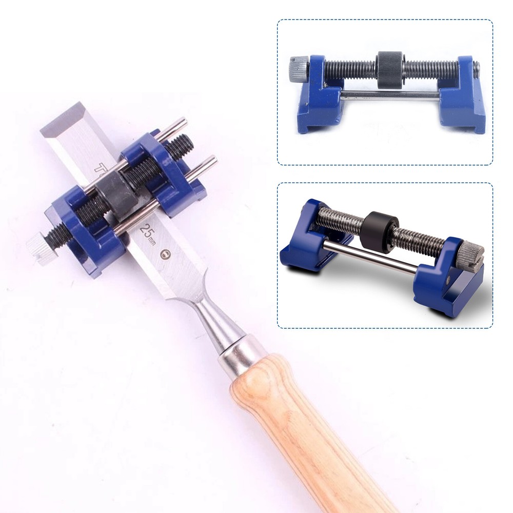 Plane Blade Wood Chisel Sharpening Guide Jig Angle Block Honing Manual Sharpener