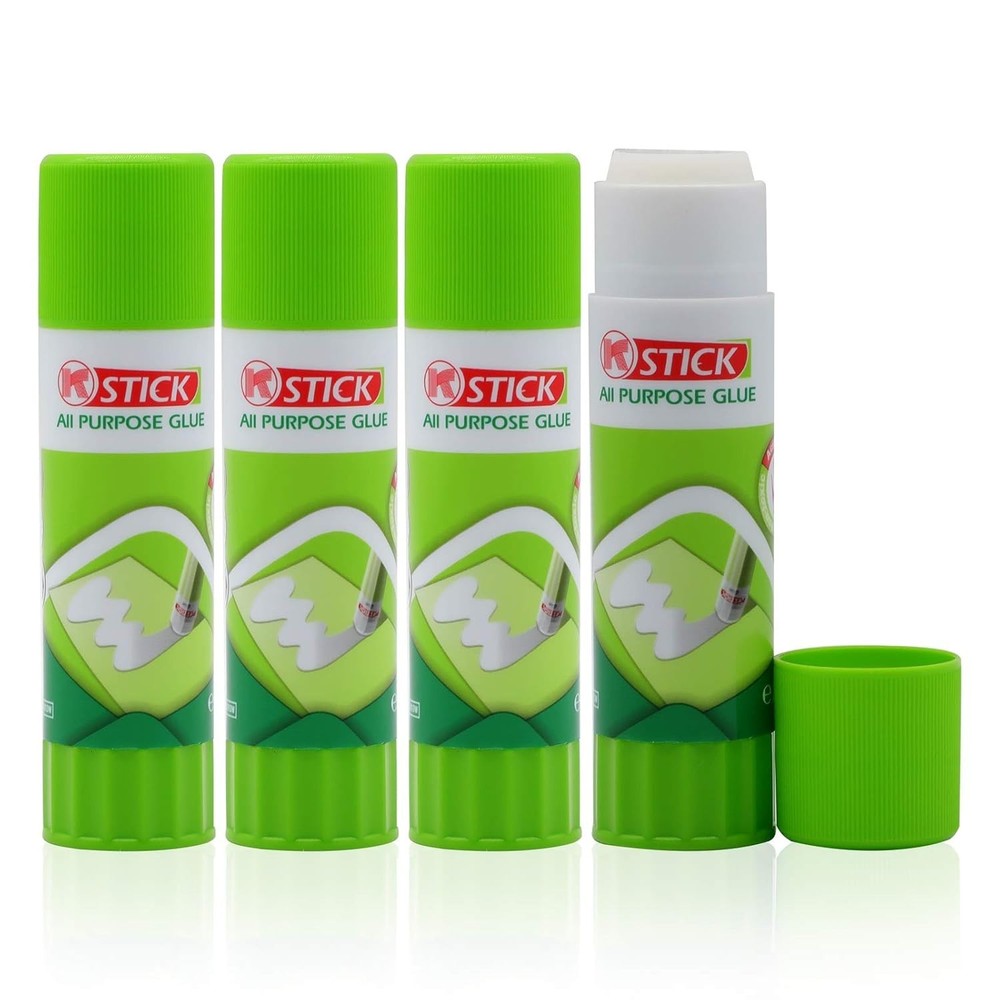 Multi-Functional 3D Printer Glue Sticks - Long-lasting, Water Soluble, 4-Pack