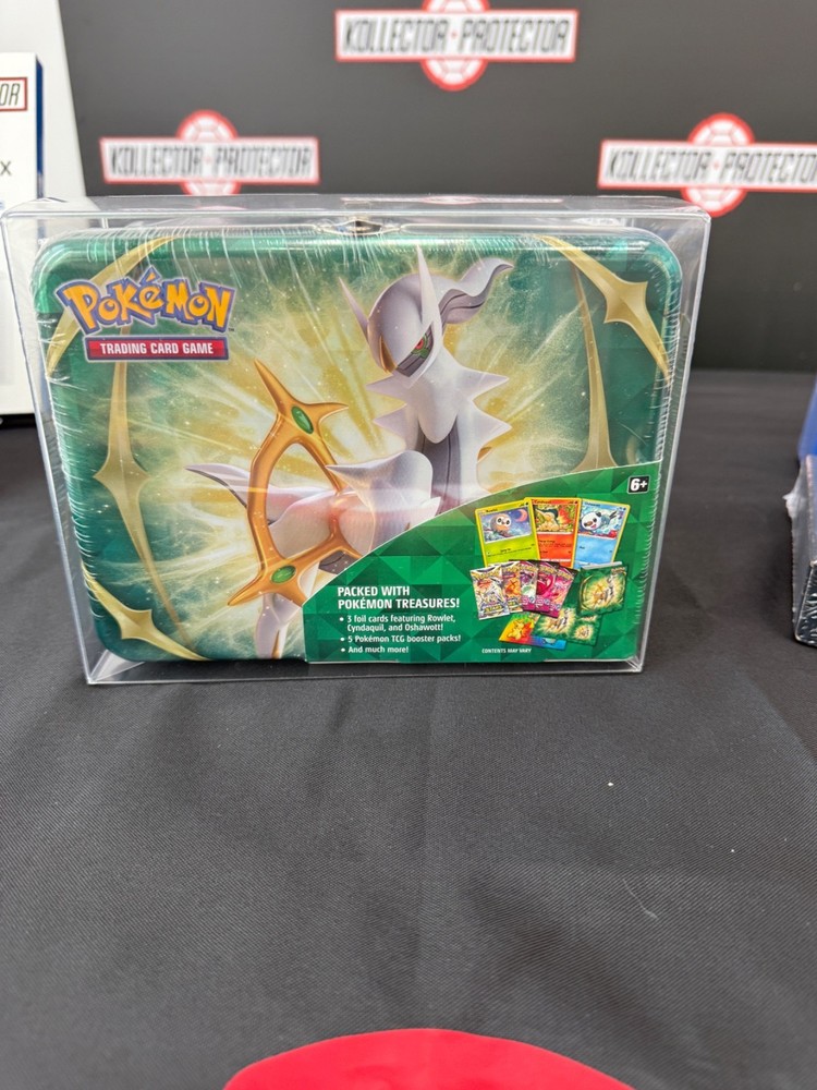 UV Resistant Pokemon Lunchbox Tin TCG Protector 0.50mm Plastic