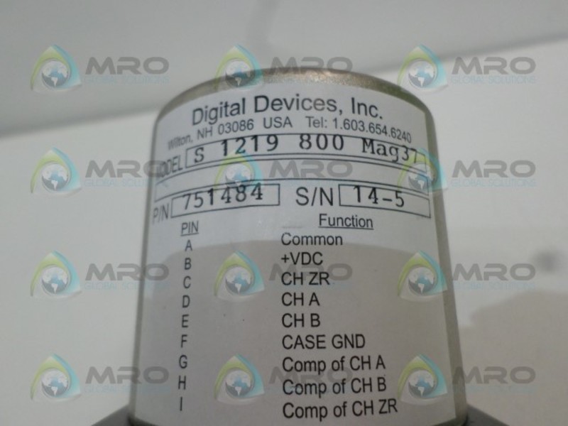 DIGITAL DEVICES S1219800 Mag37 751484 ENCODER NSNP