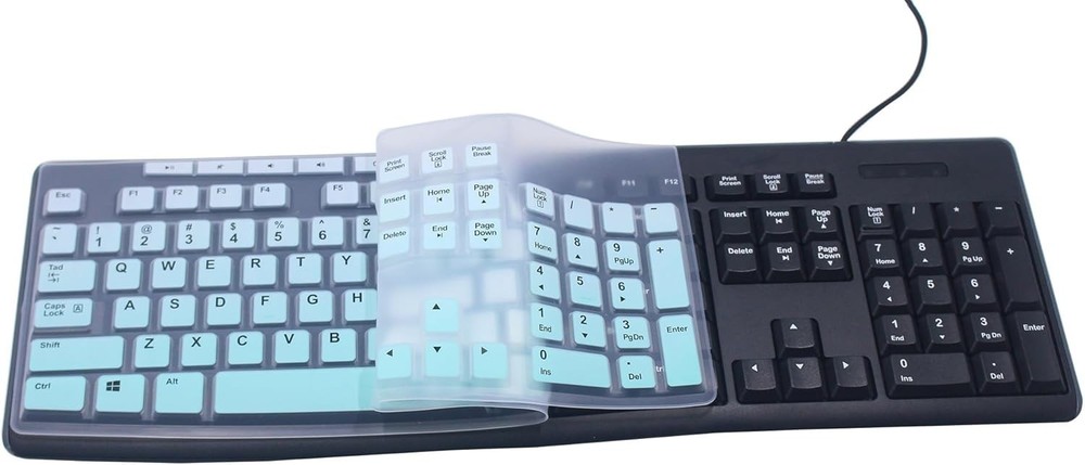 Ultra Thin Desktop PC Silicone Keyboard Cover Skin Protector Compatible for L...