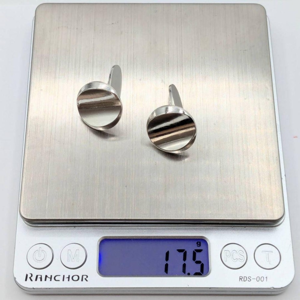 Georg Jensen Cufflinks 925S 107 Silver Round Circle