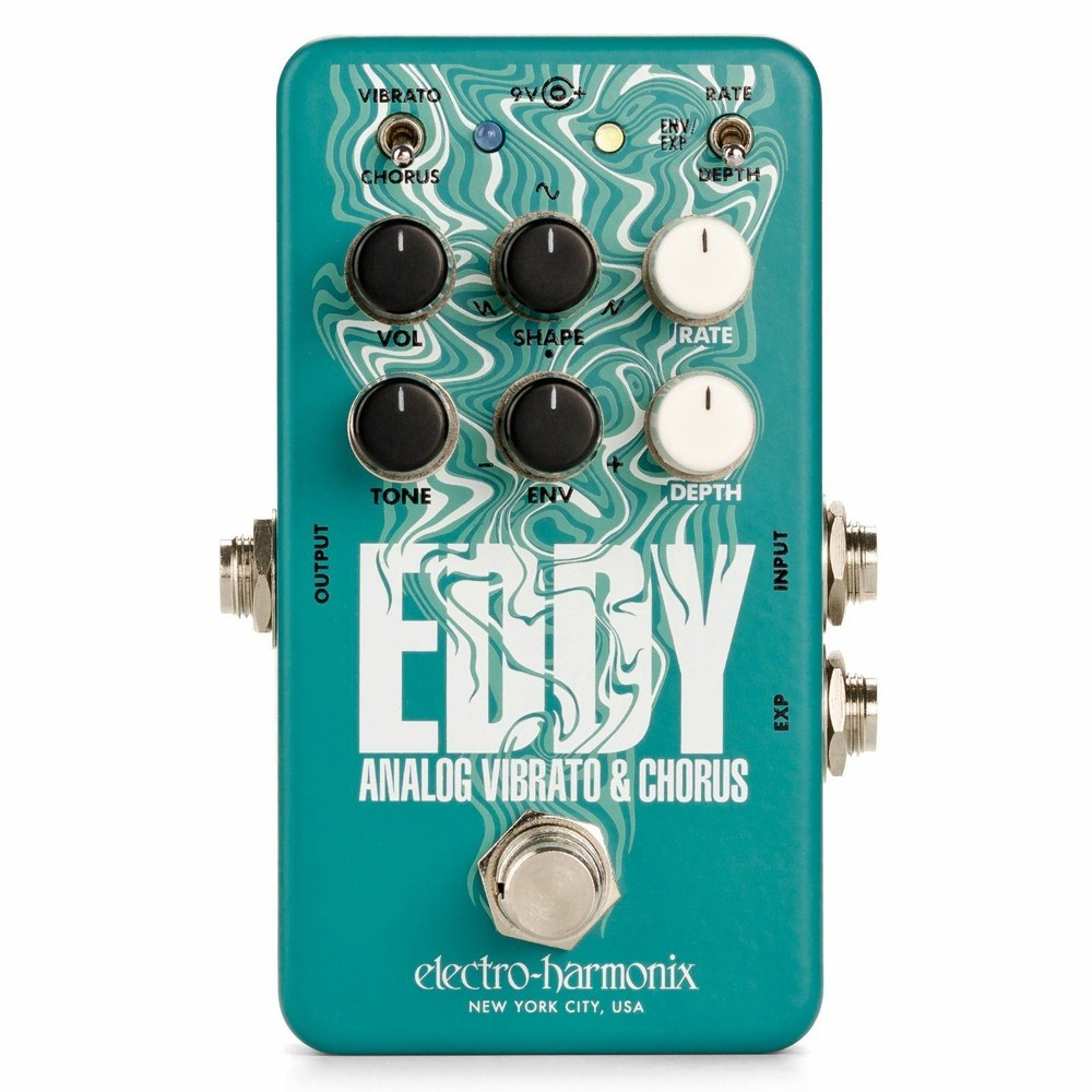 Electro-Harmonix EDDY Analog Vibrato and Chorus Effects Pedal