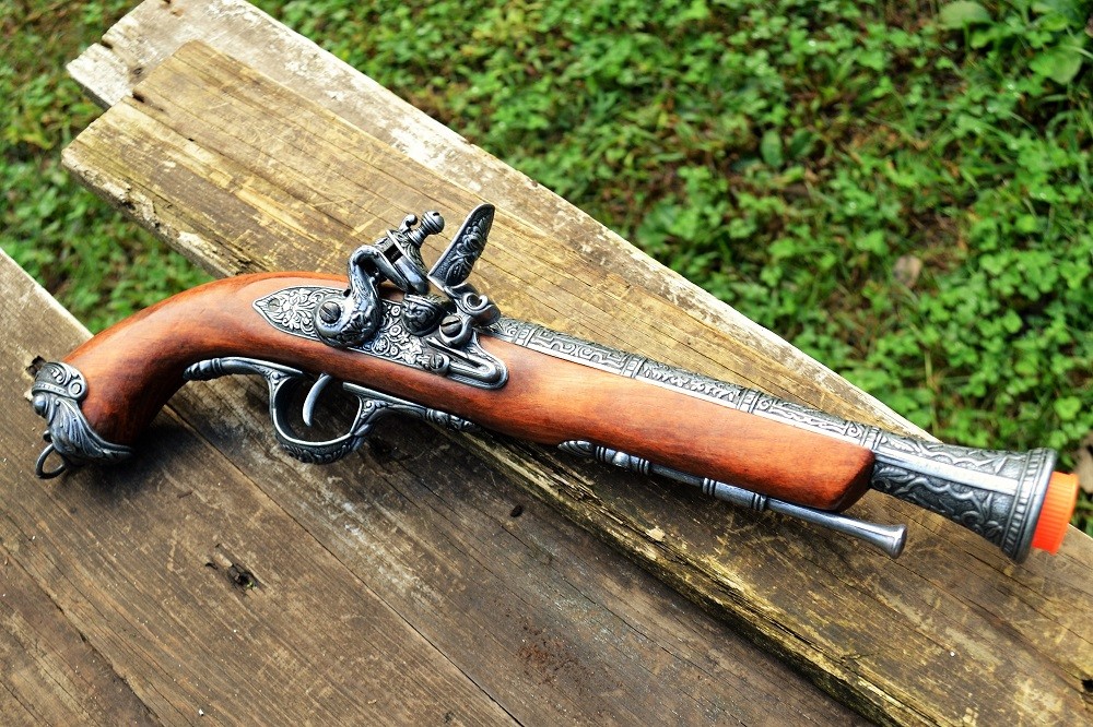 18th Century English Flintlock Blunderbuss - Pirate - Non-Firing Denix Replica