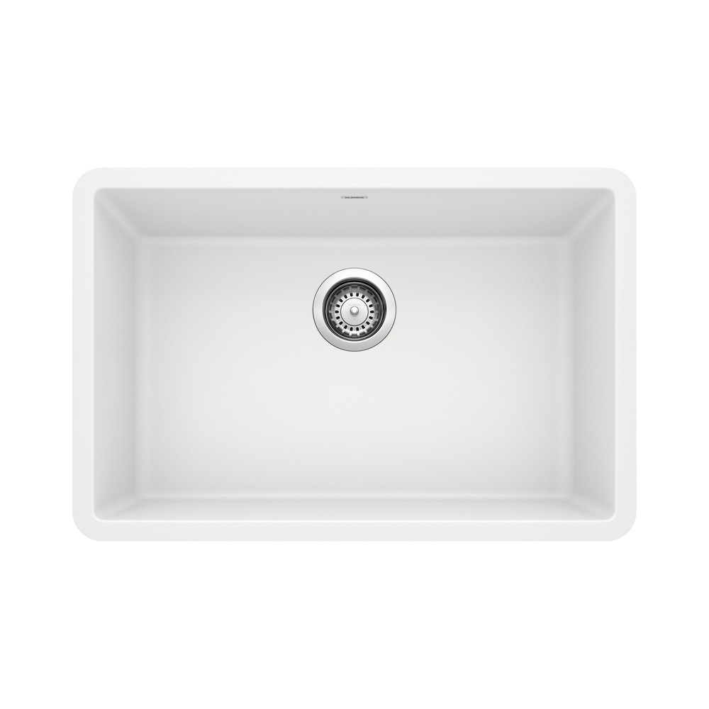 Blanco 522429 Precis Silgranit 27" Single Bowl: White