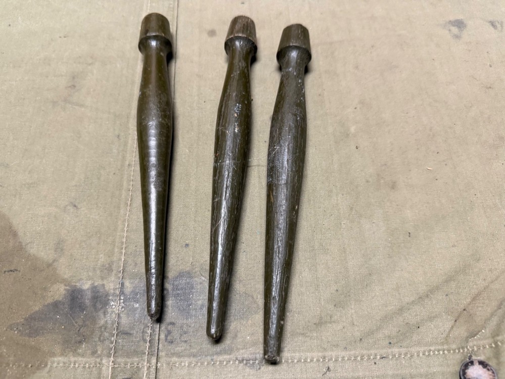 ORIGINAL WWII US ARMY M1938 TENT SHELTER 3 PIECE STAKES PINS LOT OF 3