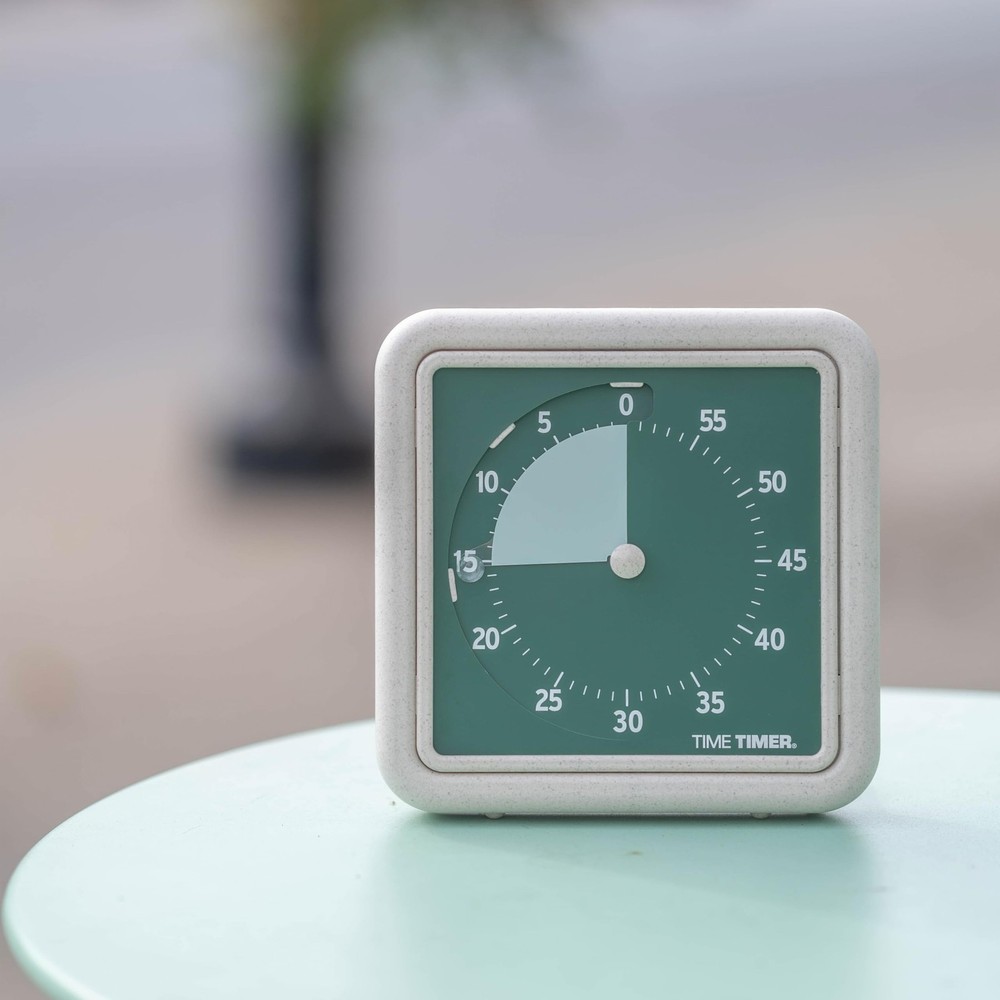 Time Timer® Retro 8 inch Eco Edition Visual Timer - 60 Minute Desk Countdow