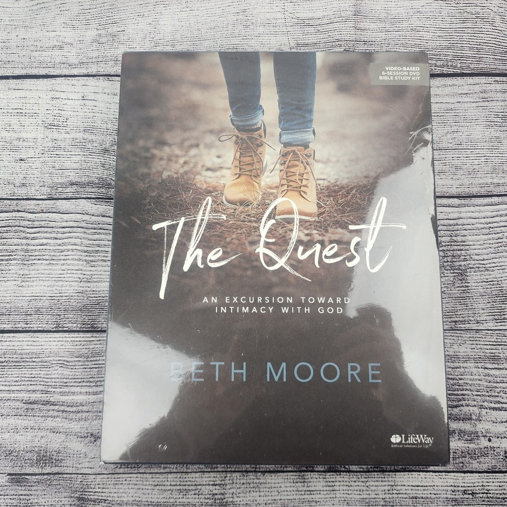 The Quest by Beth Moore 6 Session DVD Bible Study Kit (Study Journal)