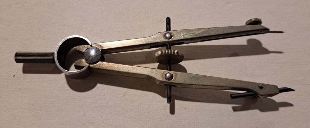 Vintage K &E Co. Drafting Compass Tool 4.25" Long Germany