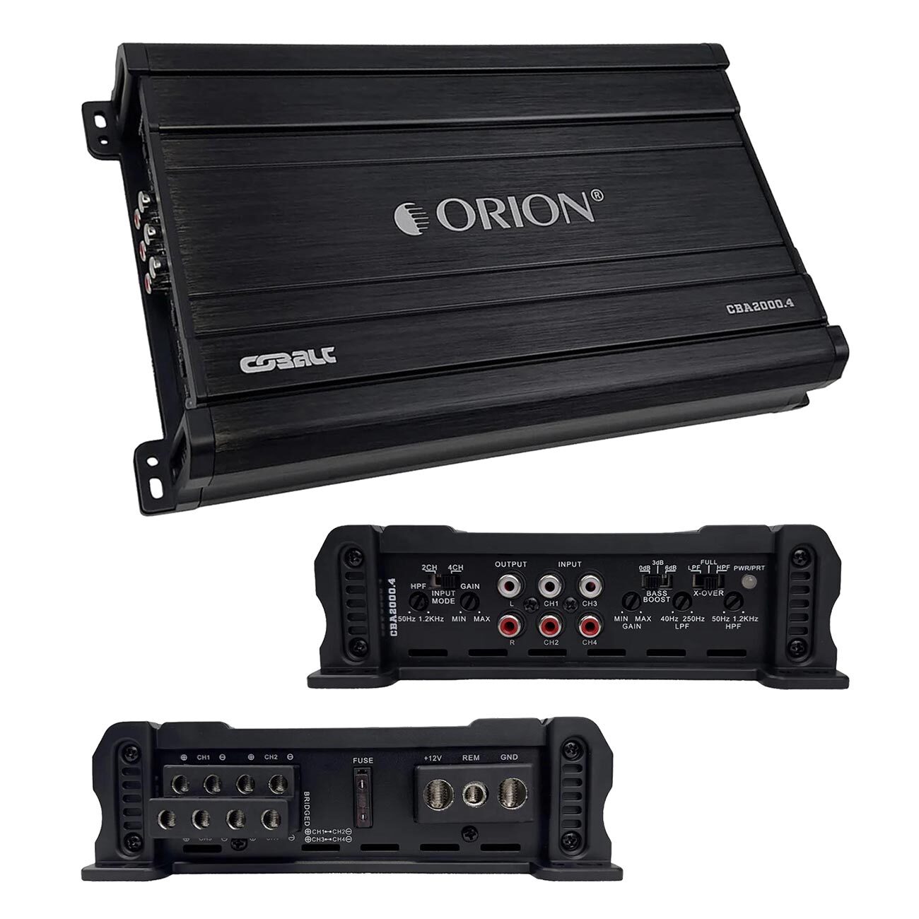 ORION CBA2000.4 COBALT SERIES 2000W MAX 4-CHANNEL CLASS-A/B AMPLIFIER CAR AMP