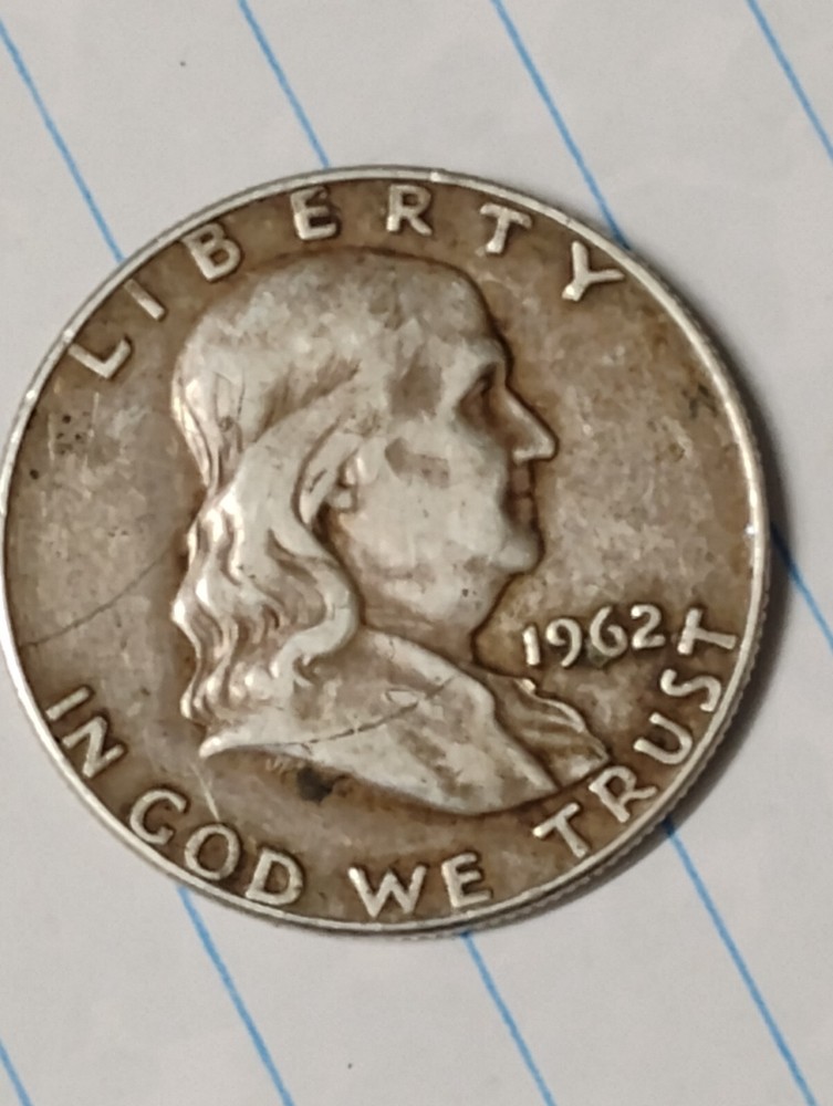 1962 d franklin half dollar nice coin with errors