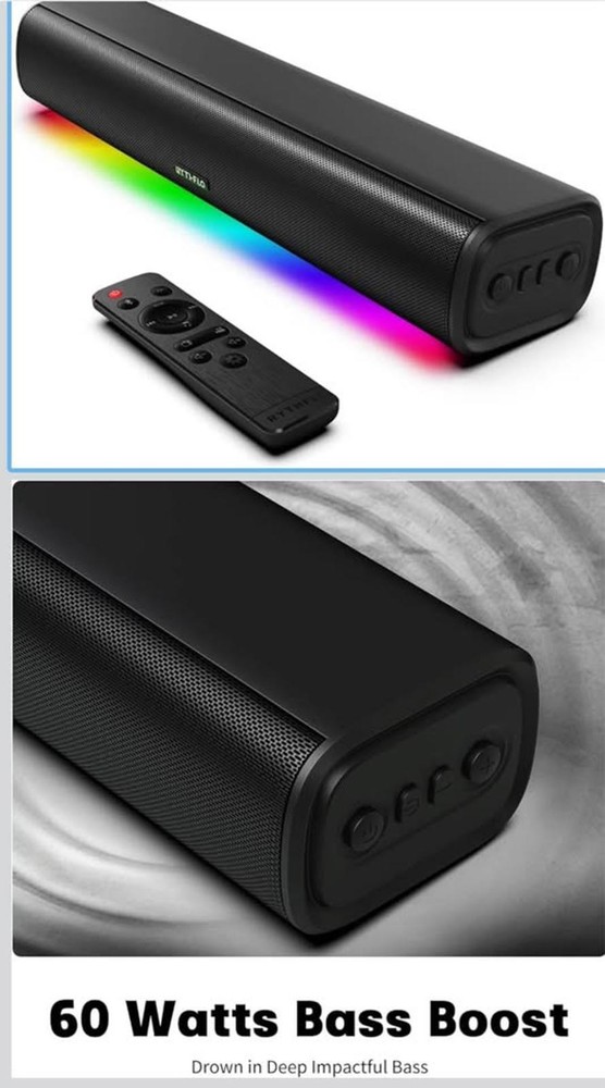 16”/60W Soundbar with Remote Control