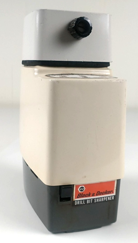 Black & Decker 7980 Drill Bit Sharpener Vintage Table Top FD1223