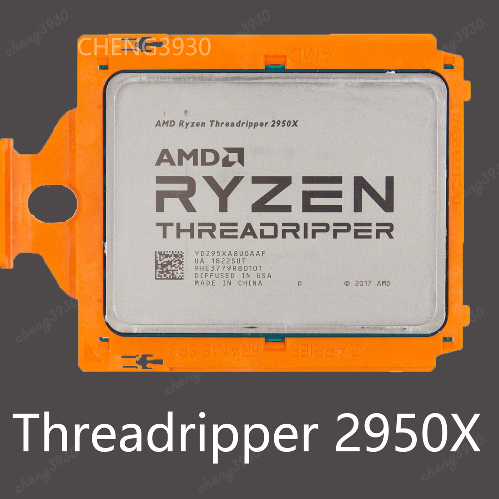 AMD Ryzen Threadripper 2950x 3.50 GHz 16 Cores 32 Threads 180w CPU Processor