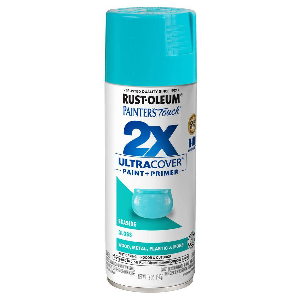 12 Oz. Gloss Seaside General Purpose Spray Paint (6-Pack)