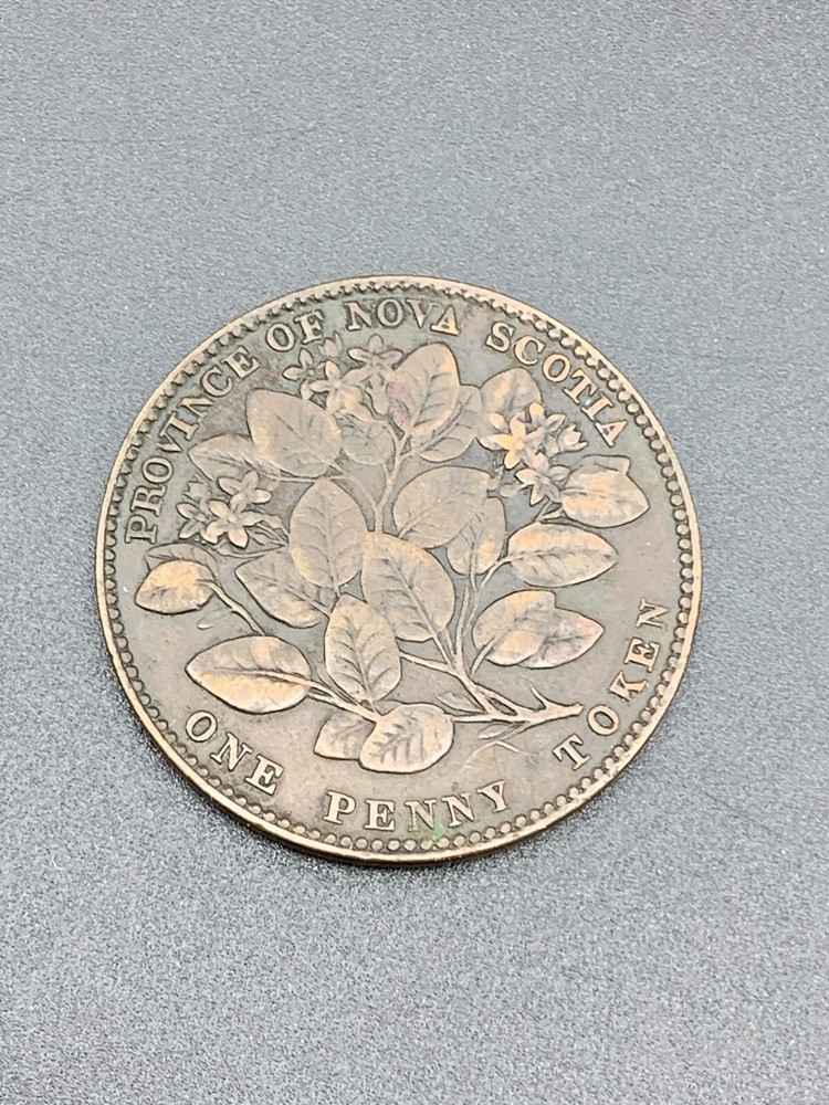 1856 Nova Scotia One Penny Token (L2)