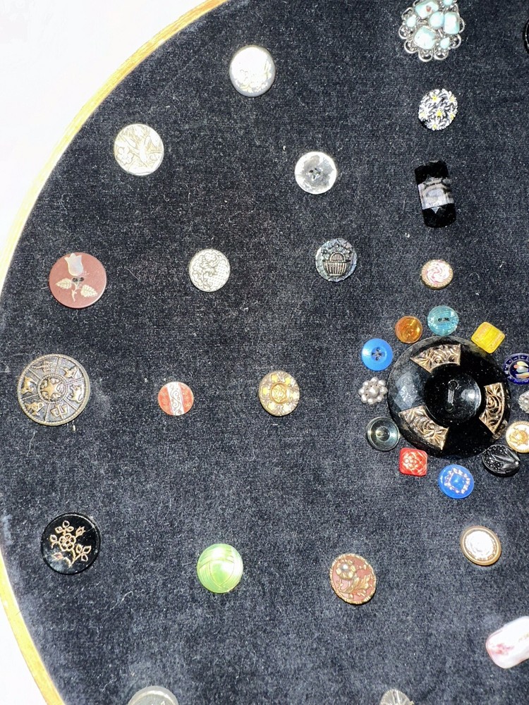 Antique Button Sampler