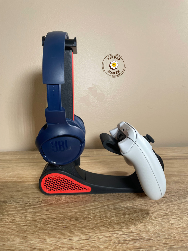 Controller Stand Headphone Holder Game Controller Headset for PS5/XBOX