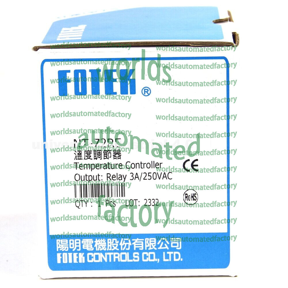 NEW FOTEK NT-72RE Temperature Controller
