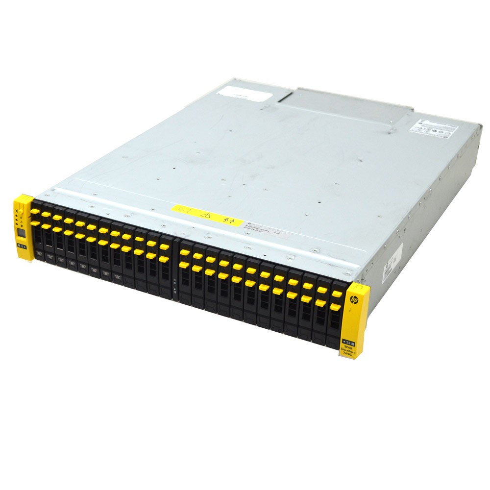 HP 3PAR StoreServ 7440c Storage Array 2x E7X76-63001 Node 3PARA-SV1009 24-Bays