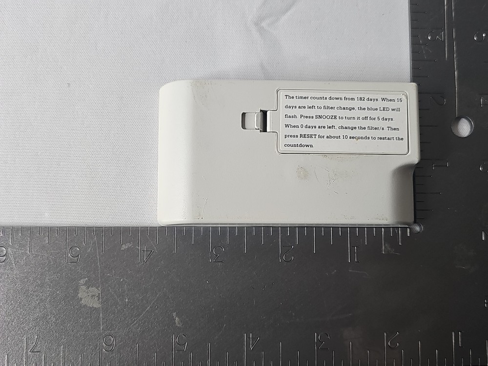 Blueair magnetic 182 DAYS TO FILTER CHANGE timer Reset LCD Number remote