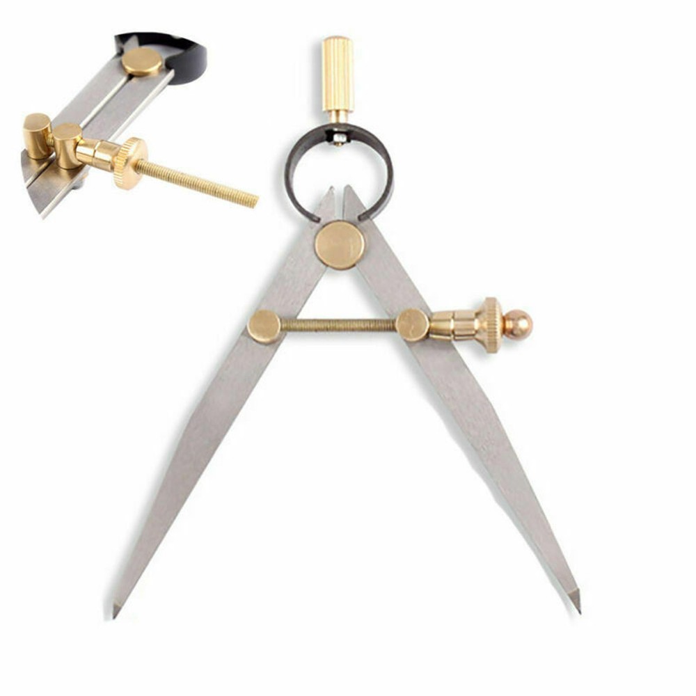 Wing Divider Leather Craft Rotating Scratch Leathercraft Compasses Tools Kit g