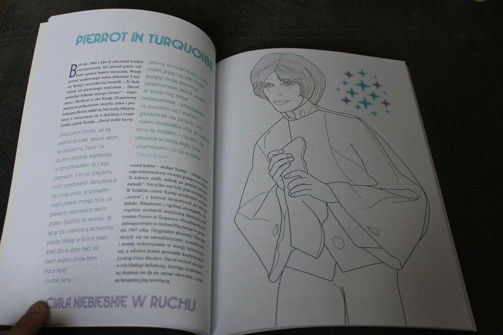 David Bowie Starman Coloring Book