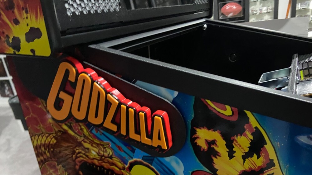 Godzilla PINBALL Mod BACK BOX HING MOD 3D LOGO -For PRO or PREMIUM