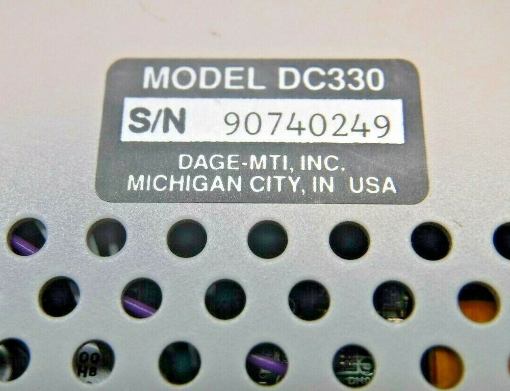 Dage MTI, DC330, CCD Color Microscope Camera Controller Unit, Not Tested