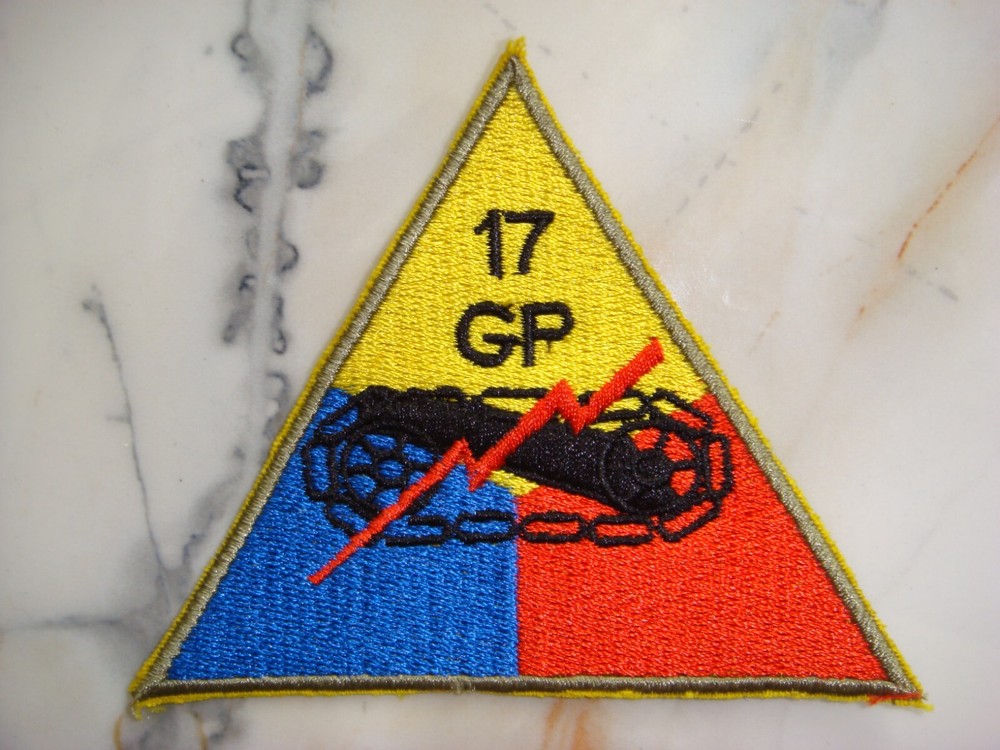 US ARMY 17th ARMORED GROUP PATCH