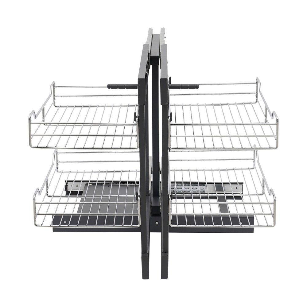 Pull-out Cupboard Organizer Pantry Shelves Kitchen Storage Shelf Holding Rack
