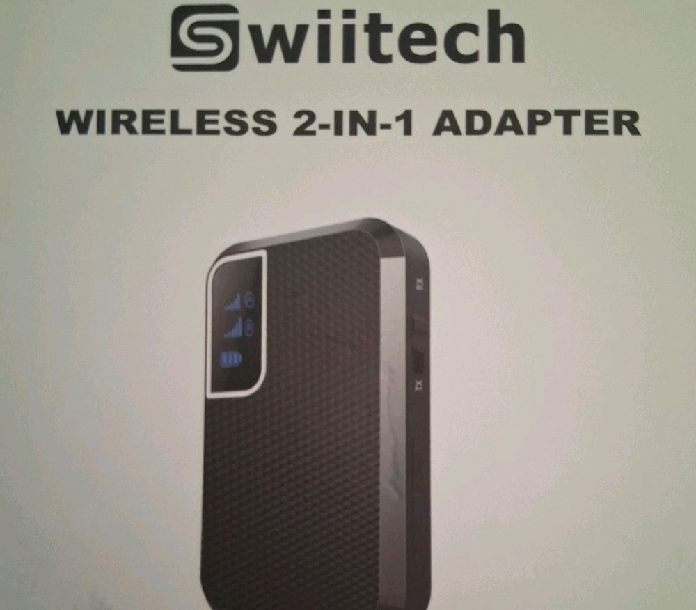 2-IN-1 Bluetooth Receiver & Transmitter Wireless RCA to 3.5mm Aux Audio Adapter