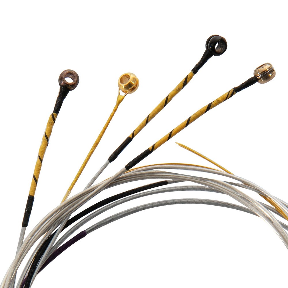 SOLOIST Violin Strings 4/4 (GDAE) w/Gold E - Synthetic Core Ball-End