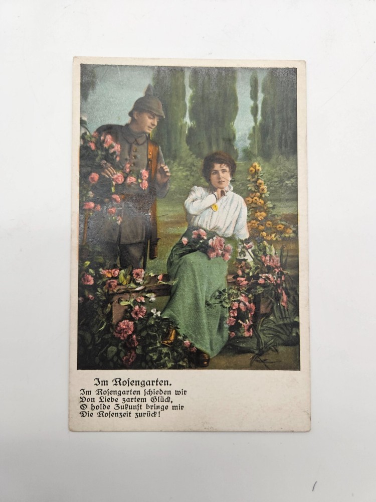 HA1985: Postcard, IN Rose Garden