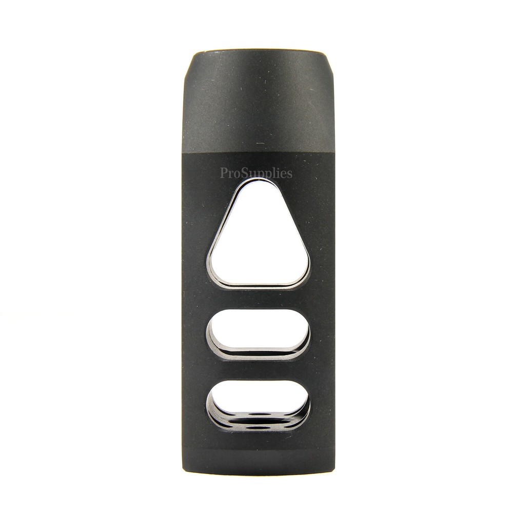 HOT! Tanker Style Muzzle Brake Triangular Baffl 1/2x28 Pitch for 9MM