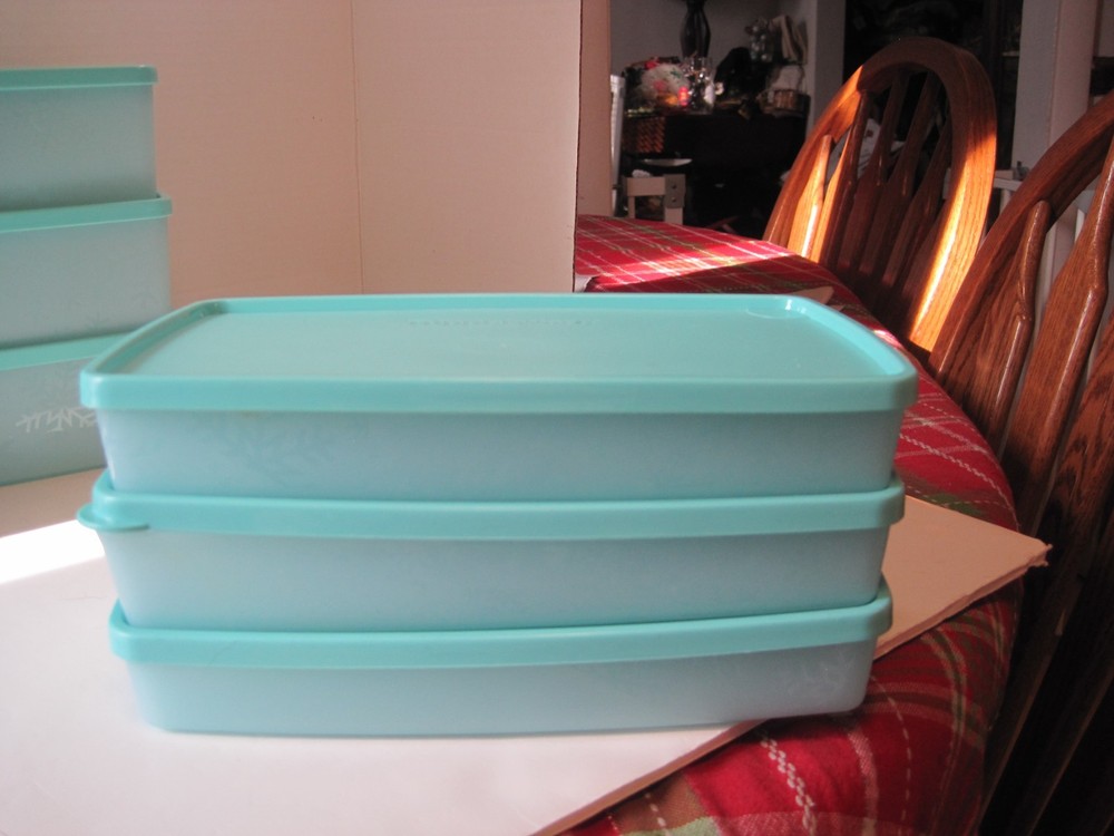3 Tupperware Snowflake Freeze-It Plus Containers 600ml