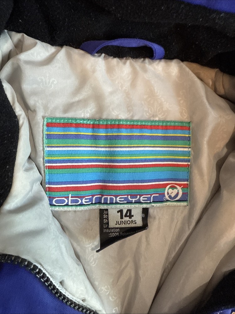 Vintage Obermeyer Juniors Ski Jacket Size 14