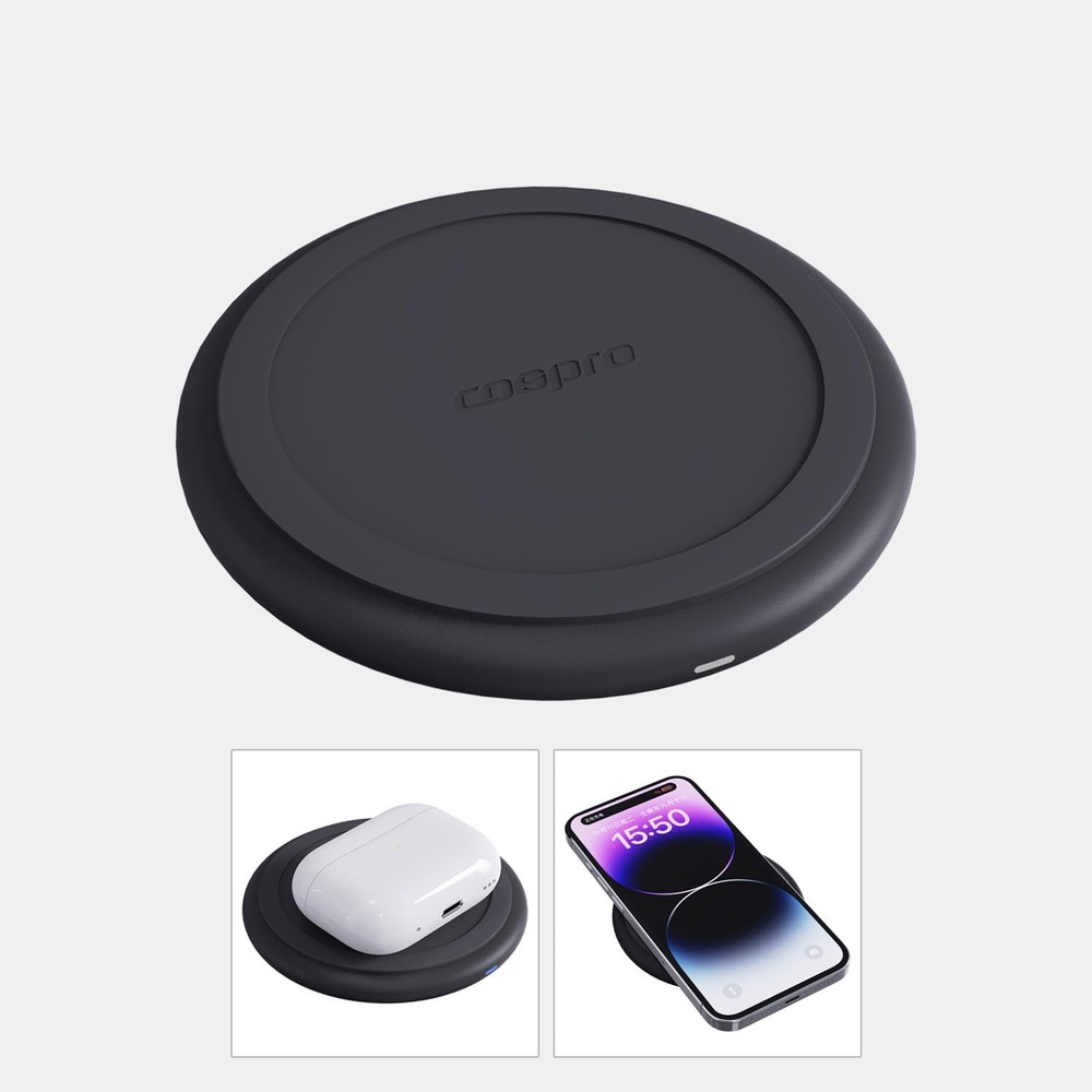 Electric Grinder with Qi-Wireless Charging Base | Kitchen Gift | Rechargeable...
