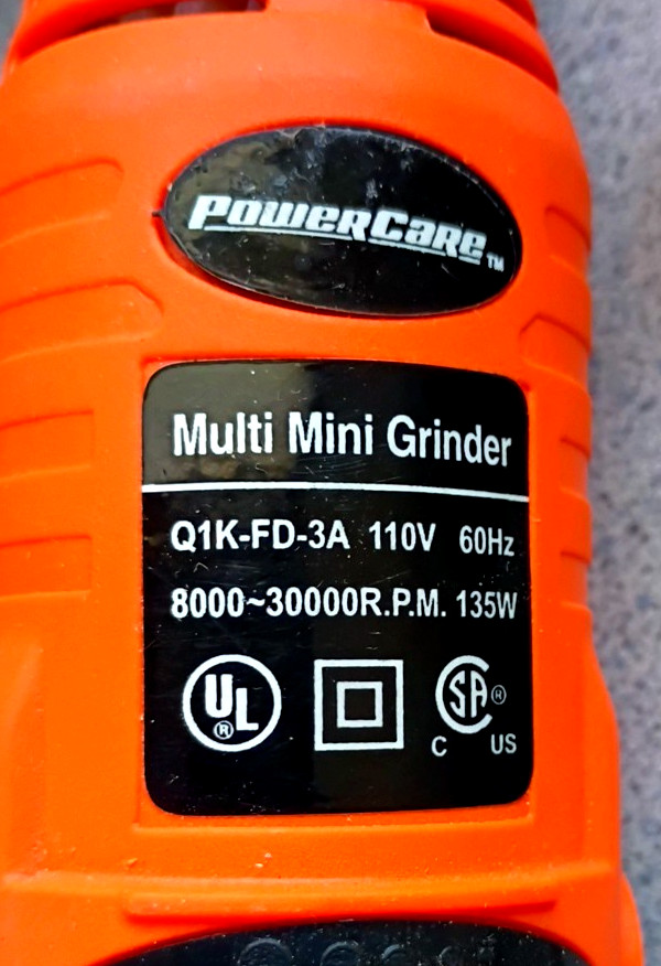 Chainsaw Chain Sharpener PowerCare 110 Volt #467-164